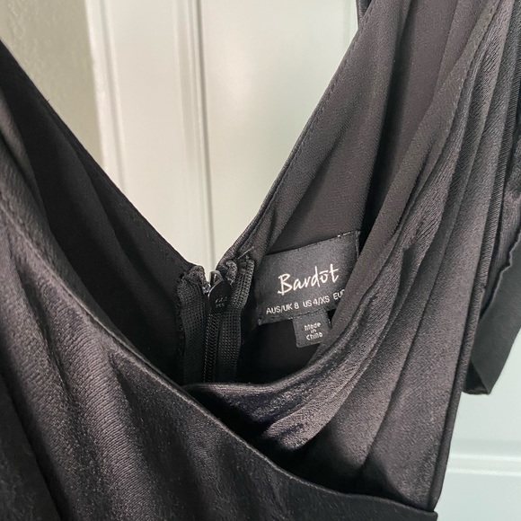 Bardot Black Off the Shoulder Midi Dress - Picture 5 of 7